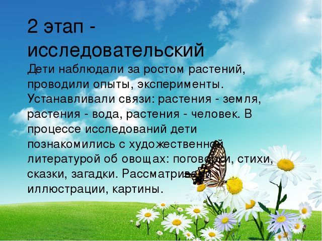 Проект " Огород на подоконнике"