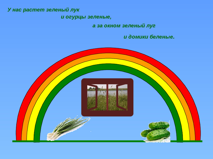 Презентация на тему "Цвета радуги"