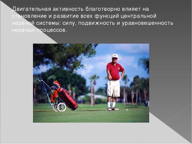 Презентация по физической культуре "Значения двигательной активности"