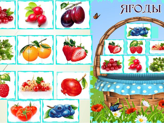 Игра "Собери в корзину" для детей дошкольного возраста