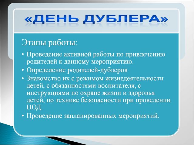Взаимодействие ДОУ и семьи