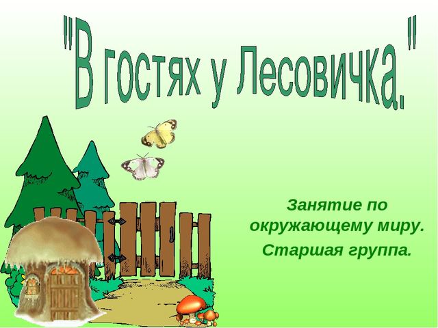 В гостях у Лесовичка