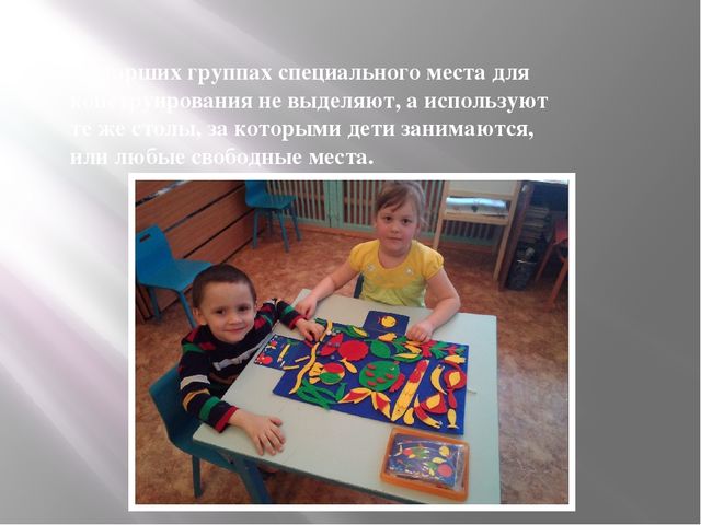 Презентация из опыта работы по конструированию в старшем дошкольном возрасте