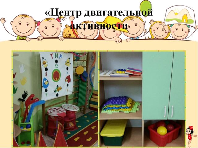 Опыт работы. Организация предметно-пространственной среды группы.
