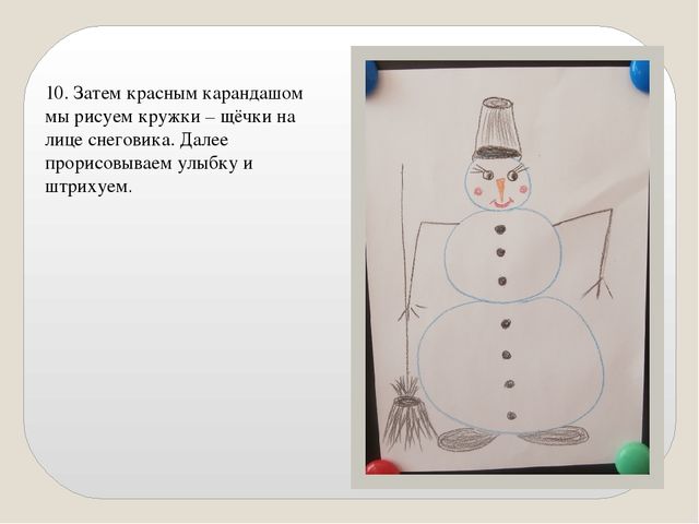 Презентация "Мастер-класс "Снеговик" пошаговое рисование в работе учителя-логопеда