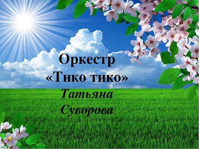 Оркестр шумовых инструментов "Тико тико" Т.Суворова