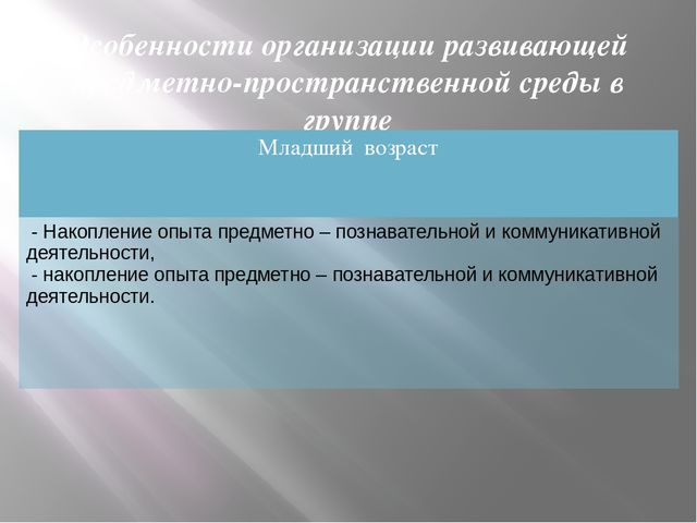 Организация развивающей предметно-пространственной среды дошкольников в соответствии с требованиями ФГОС ДО