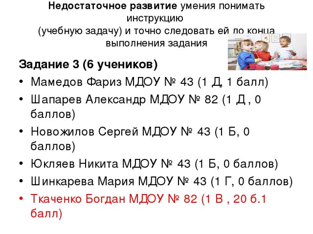 Презентация "Уровень готовности первоклассников к школе"