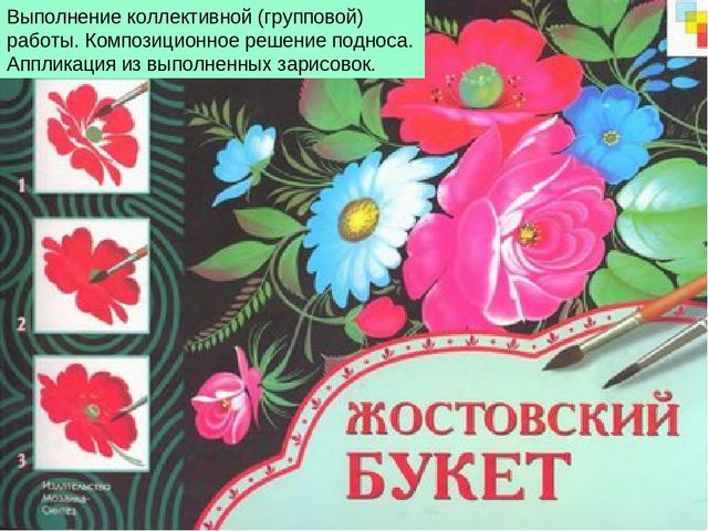 Презентация " Народные промыслы - Жостовская роспись"