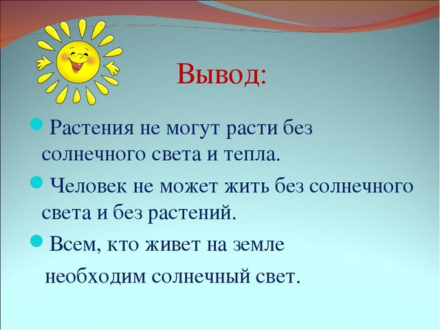 Проект солнечный свет