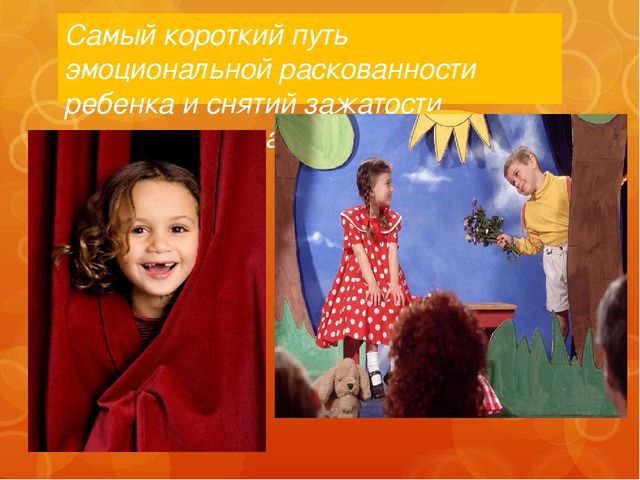 Презентация"Развитие речи через театрализованную деятельность"