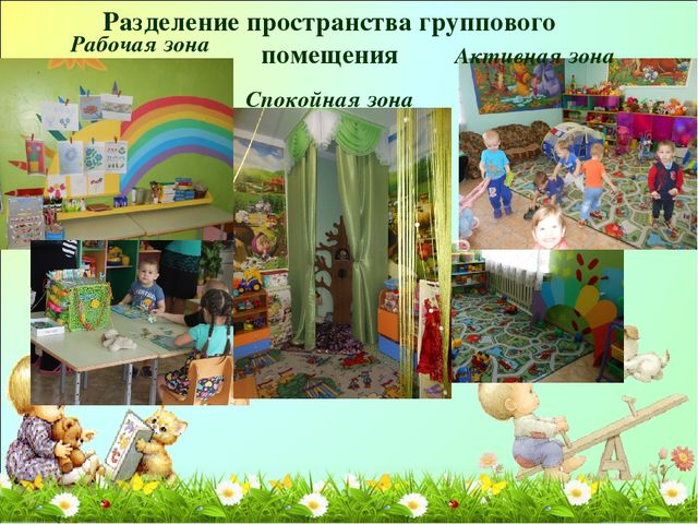 Развивающая предметно-пространственная среда в группе ДОУ