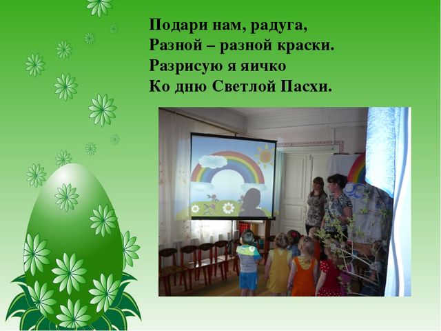 Презентация проекта с детьми раннего возраста "Встречаем Пасху"