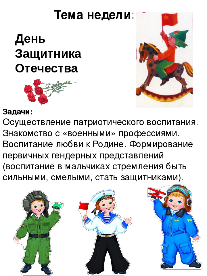 Презентация "Тема недели". Дошкольное воспитание.