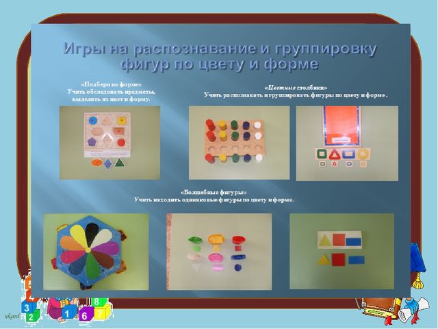 Дидактические игры по формированию ФЭМП