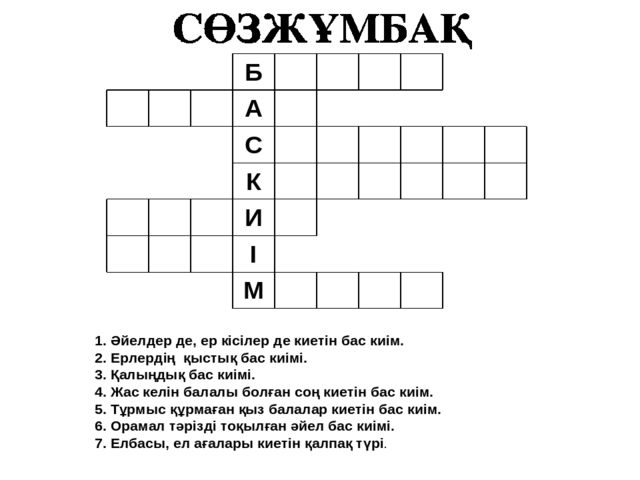 Тақырыбы: "Қазақ халқының ұлттық киімі" наурыз мерекесі