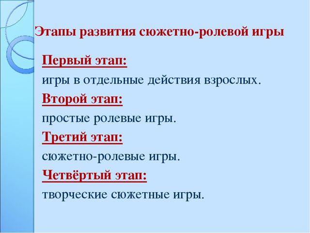 Презентация "Организация сюжетно-ролевых игр в ДОУ"