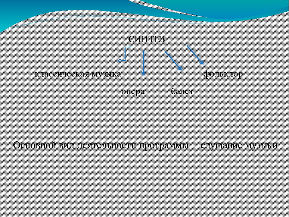 Презентация по парциальной программе "Синтез"