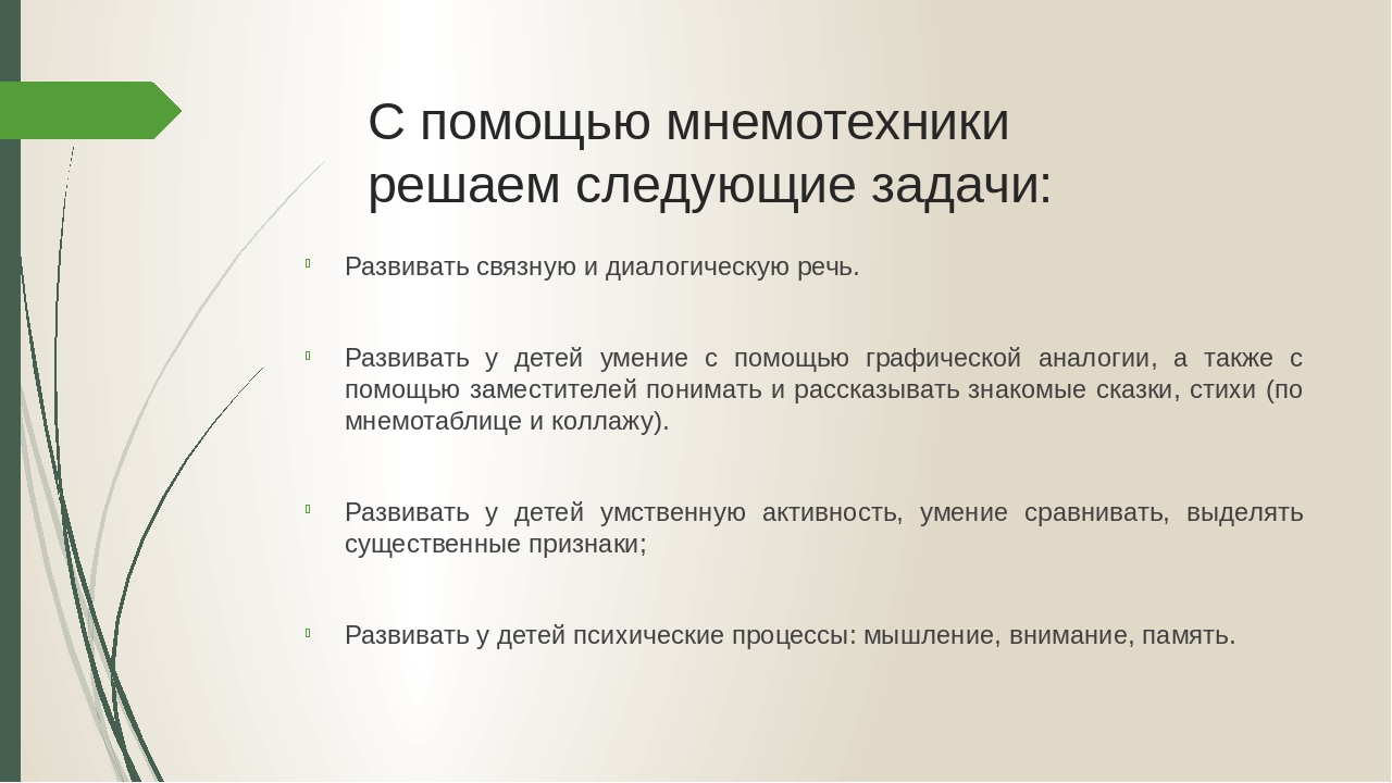 Презентация " Применение мнемотехники для речевого развития детей"