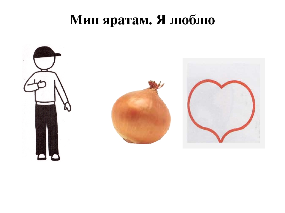 Дидактическая игра "Я люблю"