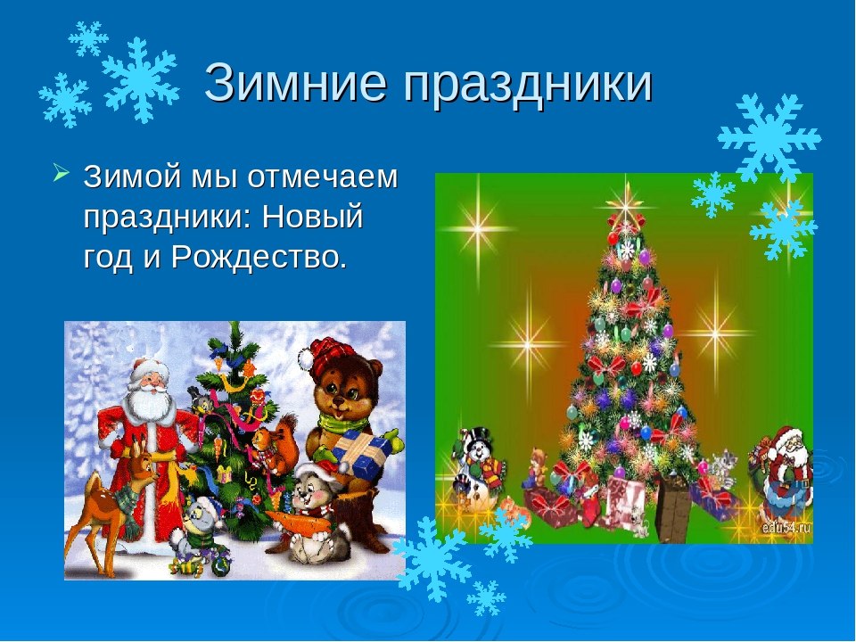 Презентация на тему "Круглый год"