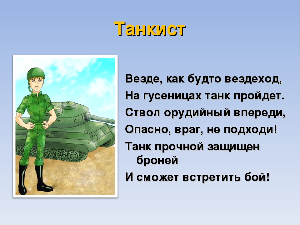 Презентация по развитию речи "Военные профессии"