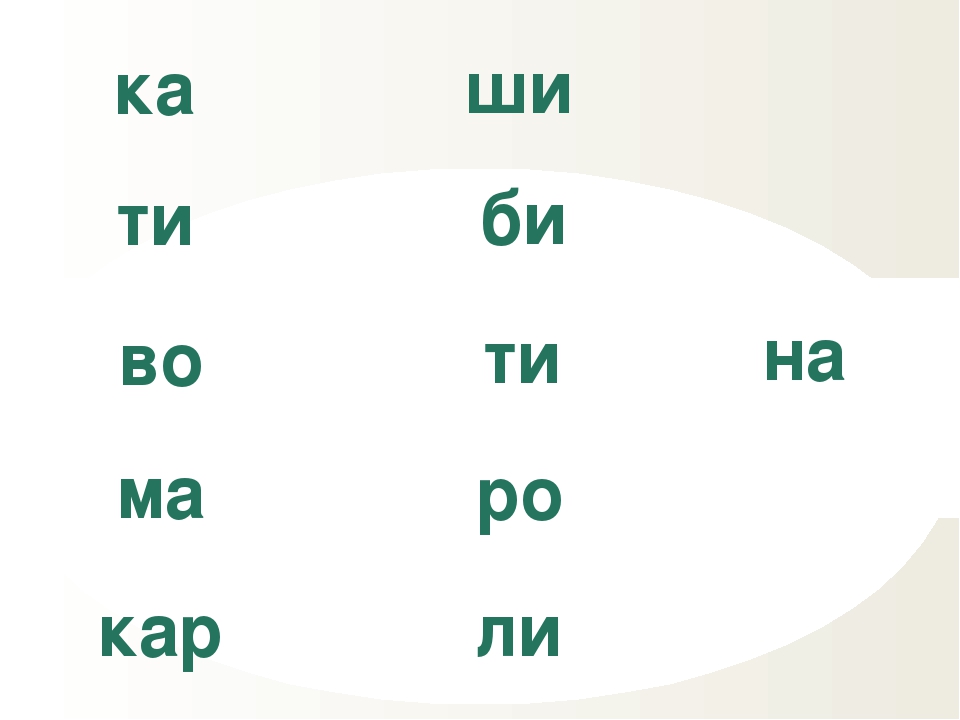 Презентация по обучению грамоте "Слоговой анализ и синтез слов."