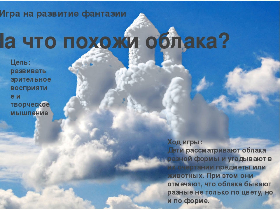 Презентация по ознакомлению с окружающим миром "Игра на развитие фантазии "