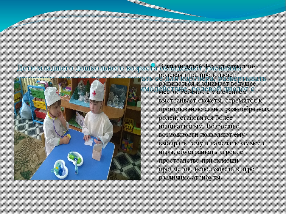 Презентация на тему сюжетно- ролевая игра в младшем дошкольном возрасте