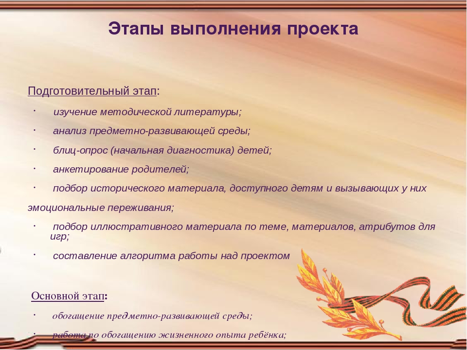 Презентация педагогического проекта по патриотическому воспитанию старших дошкольников "День Победы"