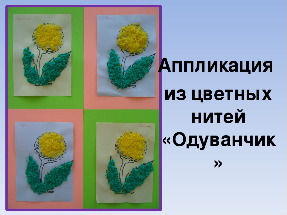 Цветочная композиция из ниток 1 класс пнш презентация