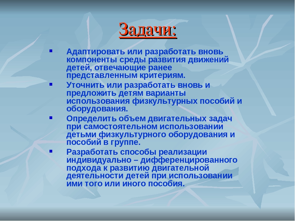 Современные подходы к организации предметной среды физкультурного образования.