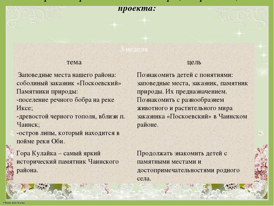 Экологический проект "Край родной - земля Чаинская"