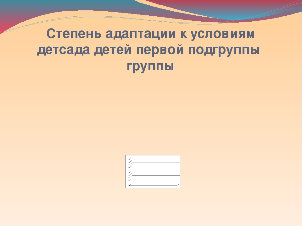 Презентация на тему : " Адаптация"