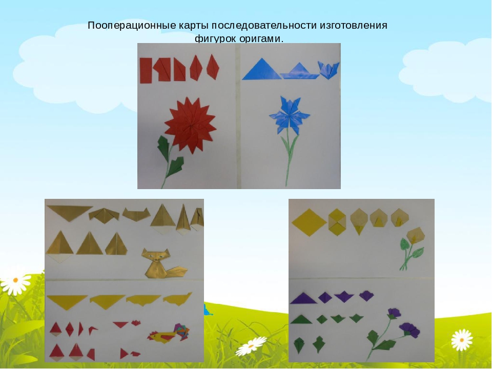 Презентация "Волшебный мир оригами" (из опыта работы)