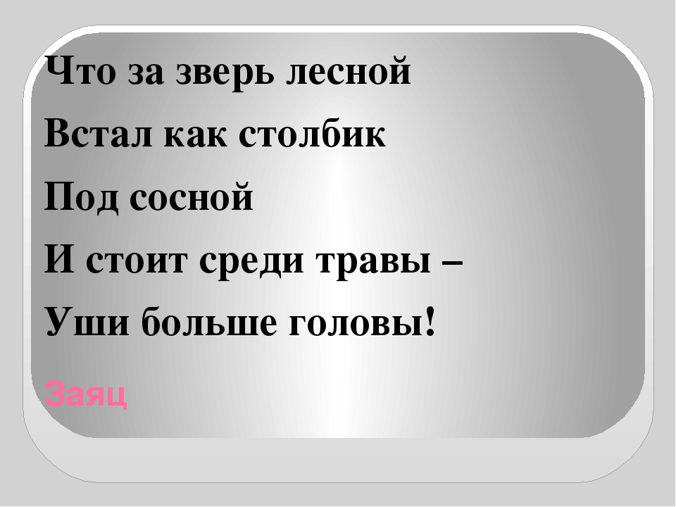 Презентация "Отгадай загадки о животных"