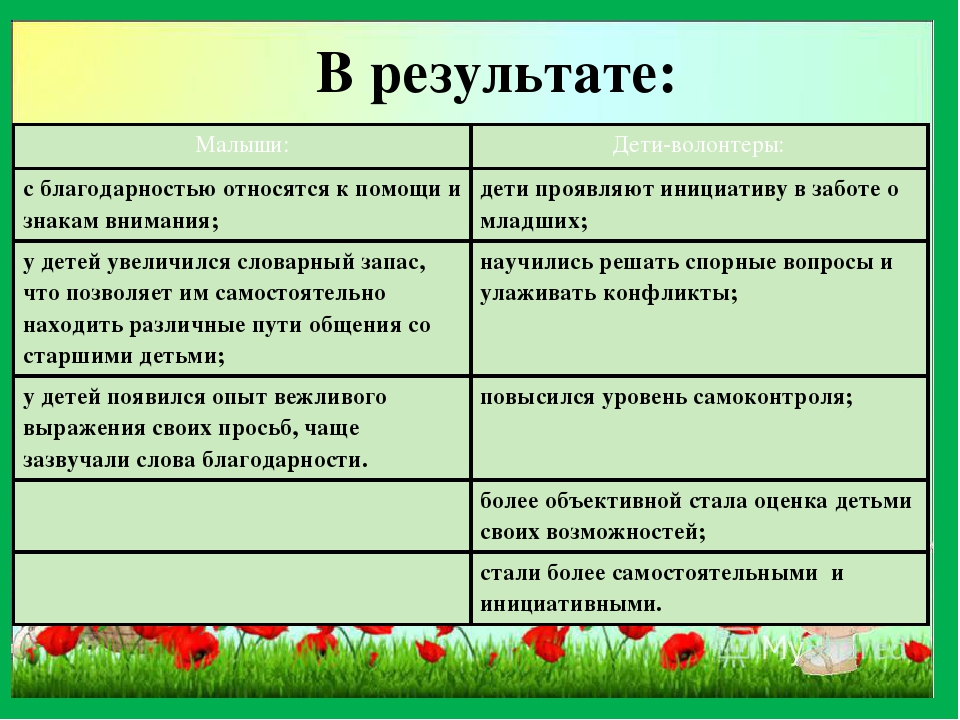 Развитие инициативы и самостоятельности у детей дошкольного возраста в условиях реализации ФГОС. Дети-волонтеры