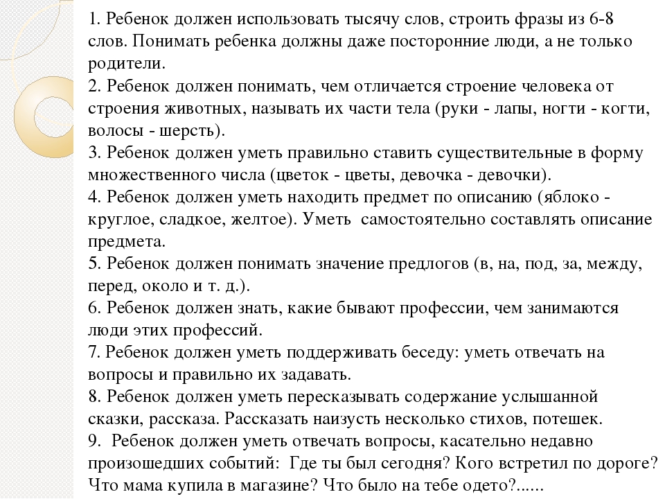 Презентация " Что должен уметь и знать ребёнок в 4-5 лет"