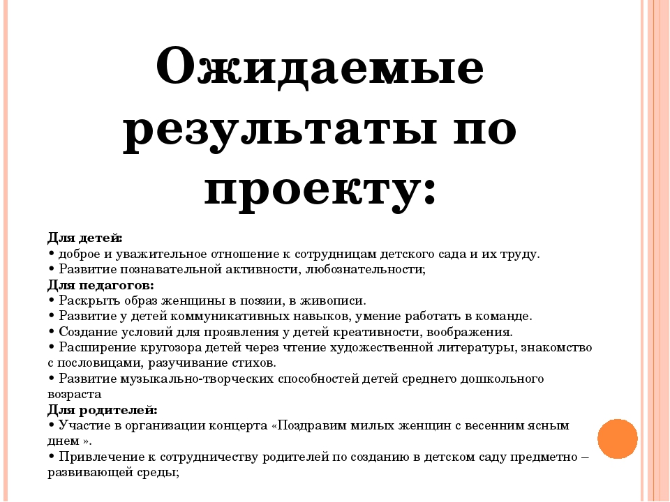 Презентация проекта "Поздравим милых женщин с весенним ясным днем"