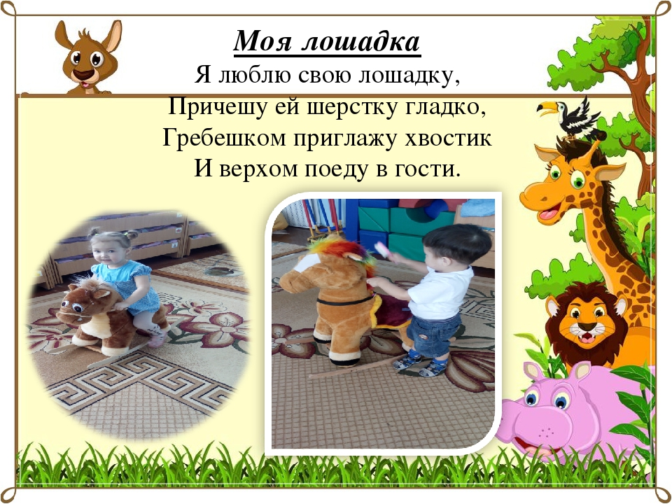 НОД по анималотерапии в 1-ой младшей группе