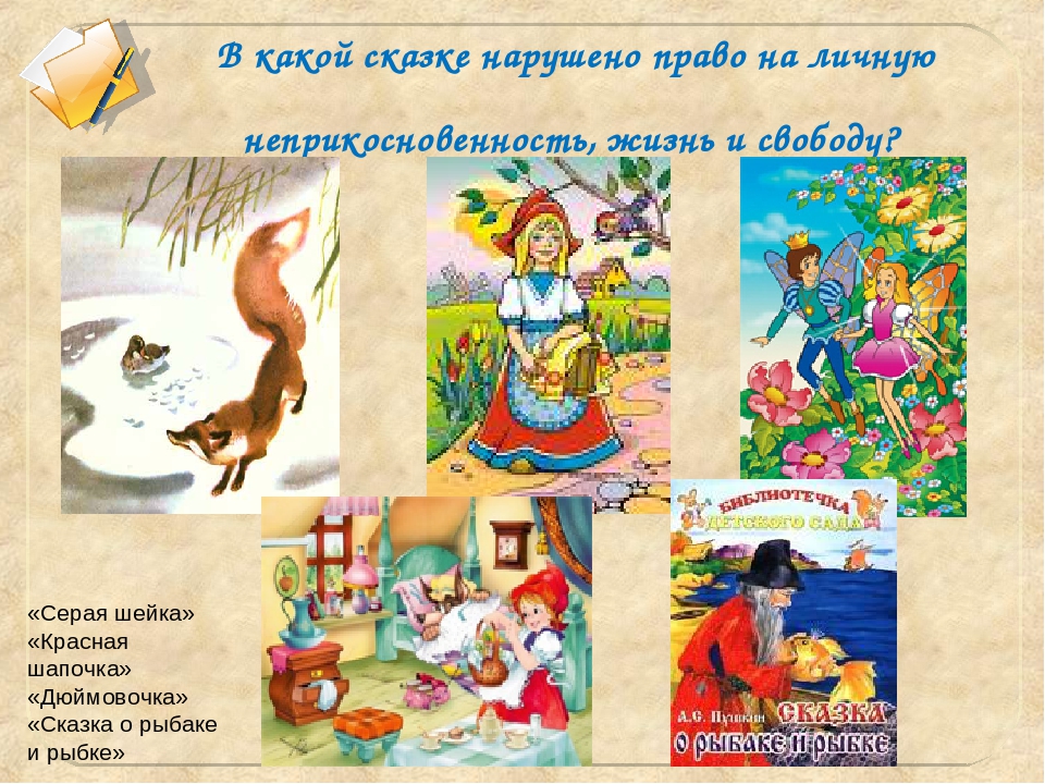 Презентация викторины "Права литературных героев"