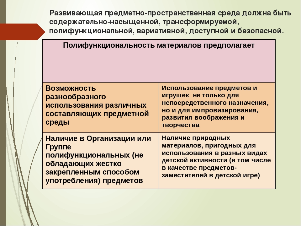 Презентация "Организация развивающей предметно-пространственной среды "