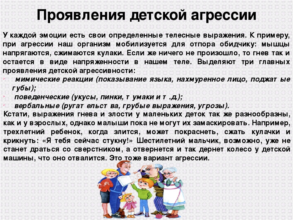 Презентация "Преодоление детской агрессии".