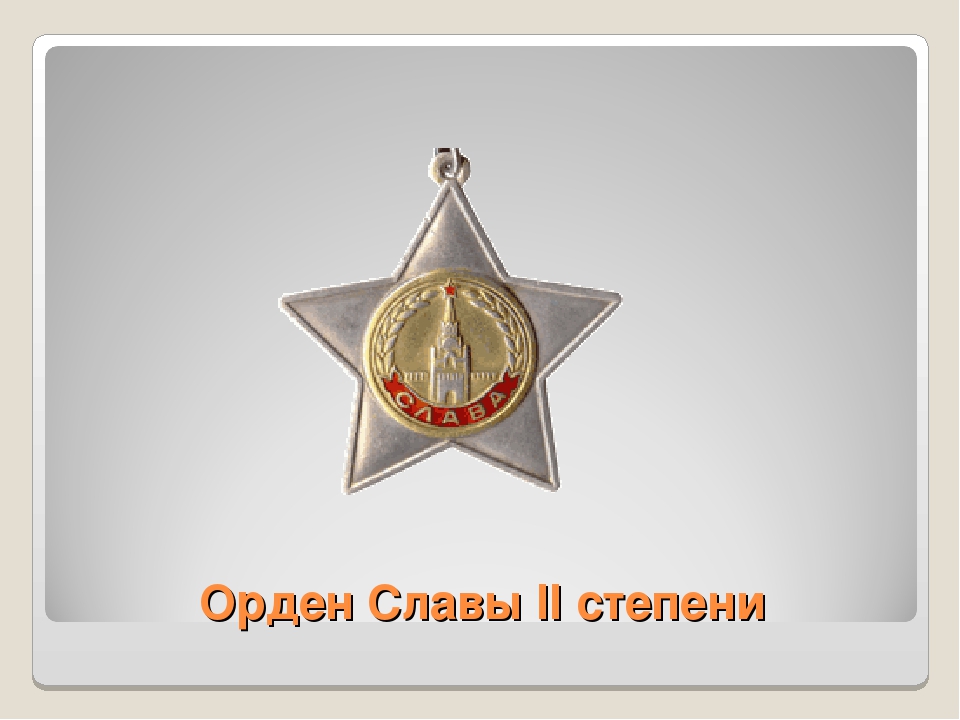 Презентация по патриотическому воспитанию " Награды ВОВ"