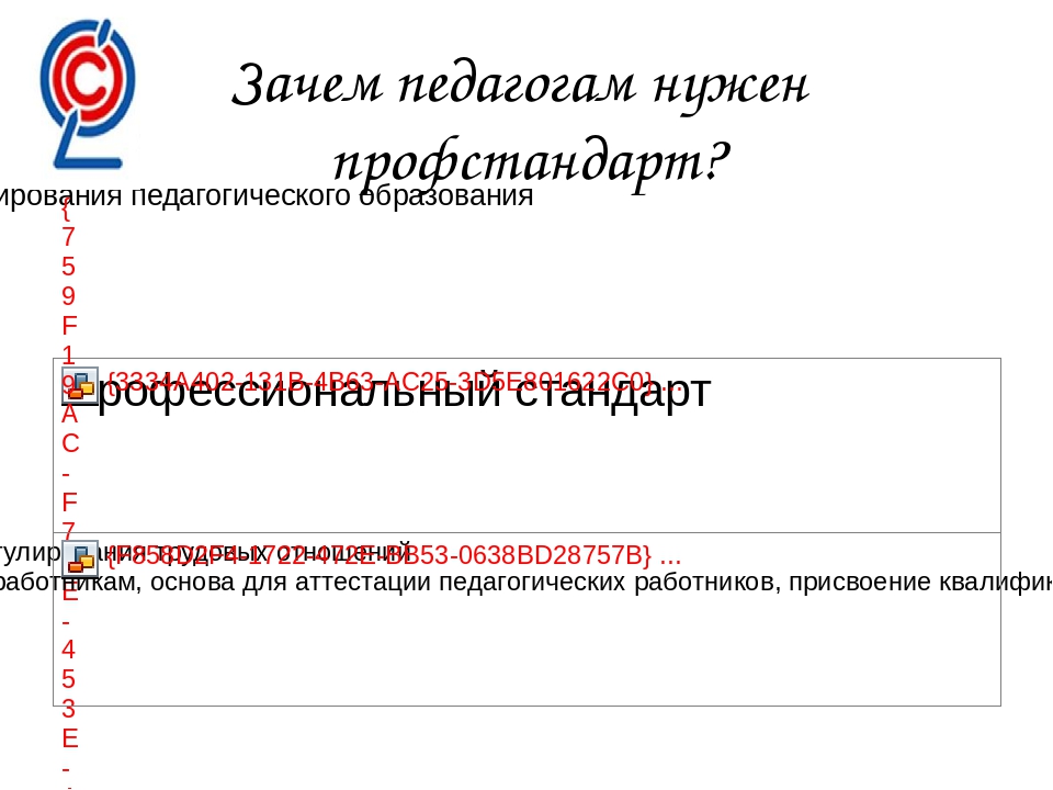 Презентация "Профессиональный стандарт педагога"