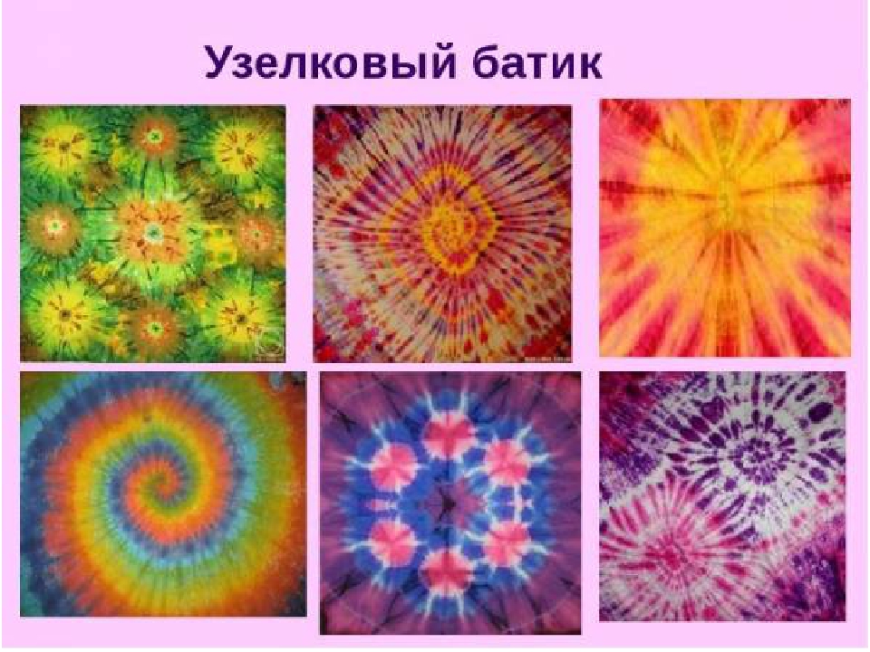 Презентация на тему: "Узелковый Батик"