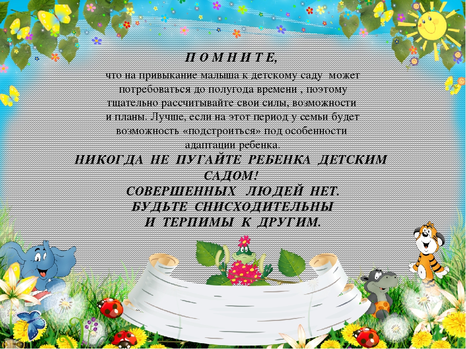 Презентация на тему "Адаптация детей раннего возраста в детском саду"