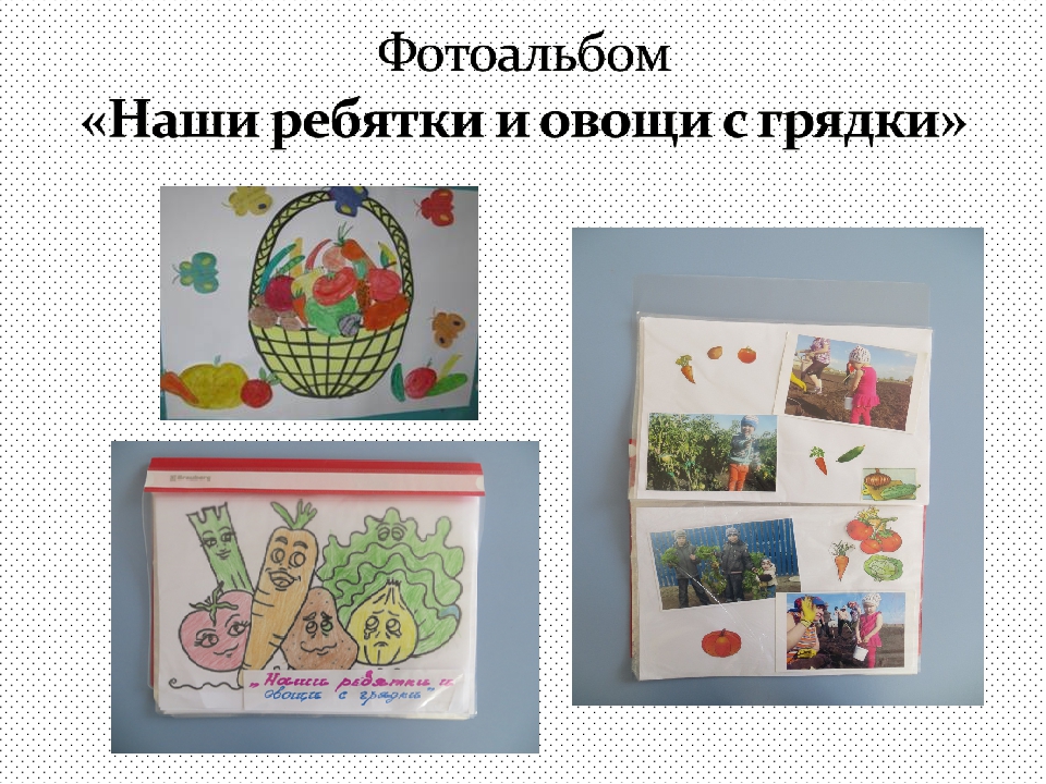 Проект "Овощи" 1 младшая группа