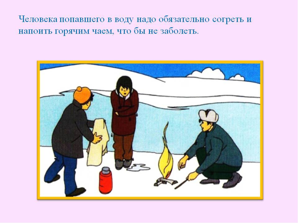 Презентация познание окружающего мира на тему: "Меры безопасности и правила поведения на льду"