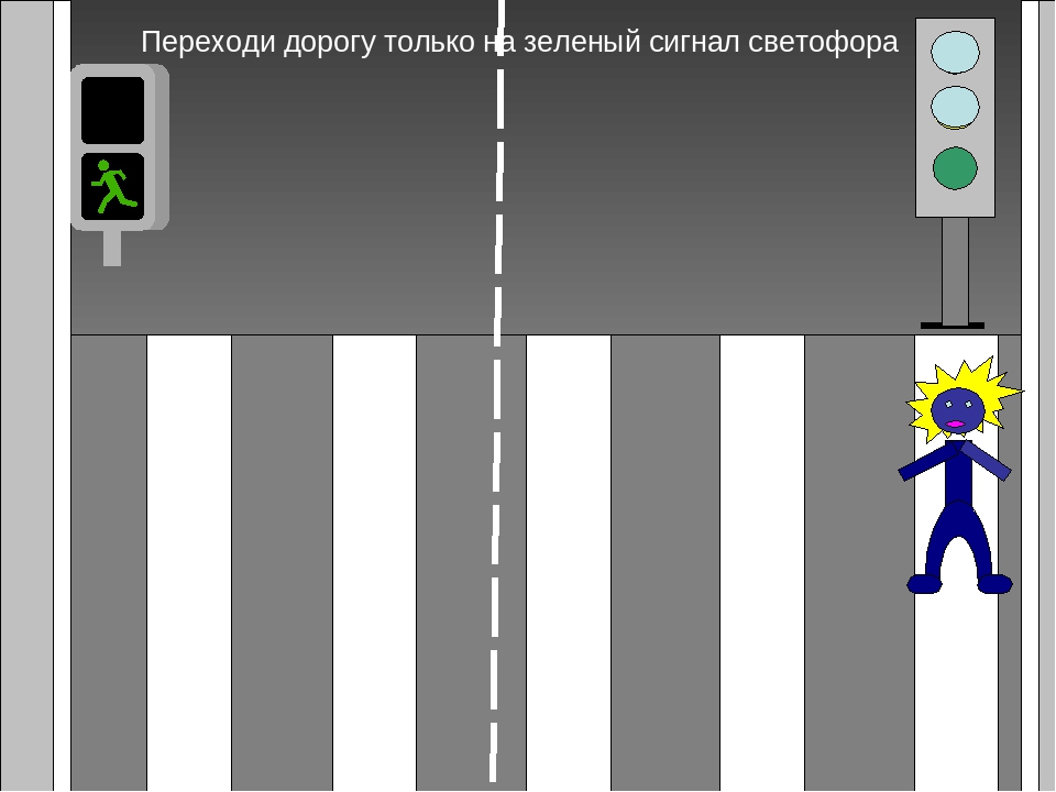 Видеоурок по правилам дорожного движения для старшей группы детского сада